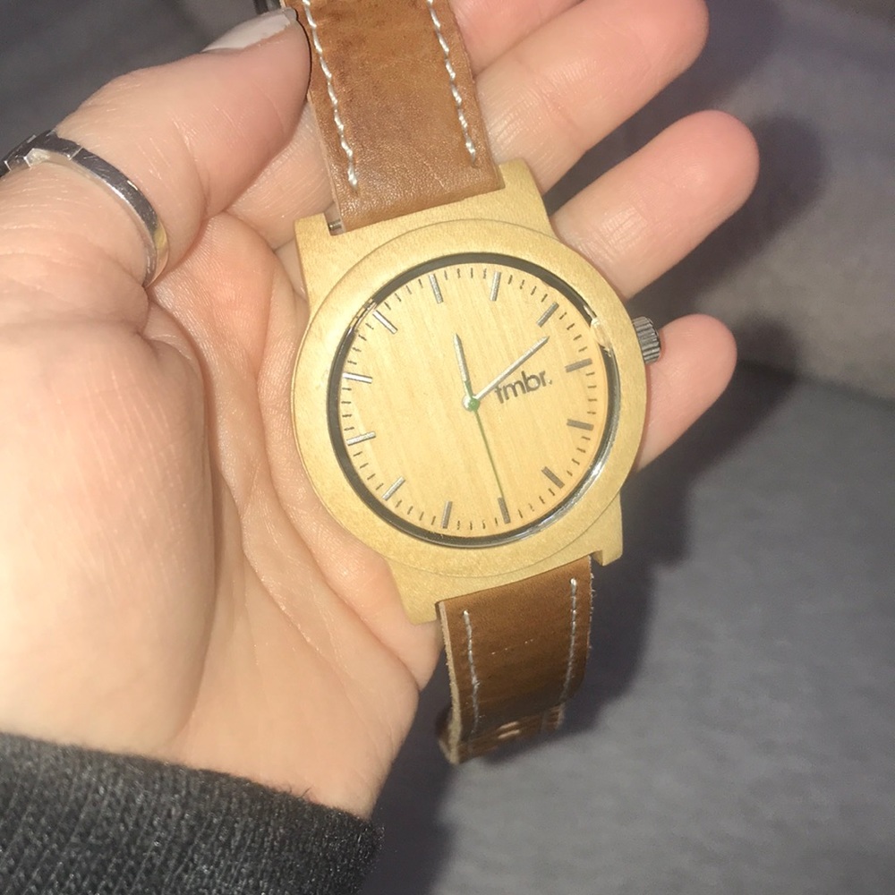 Brown Wooden Grain Watch